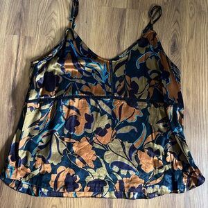 Shyanne black floral tank